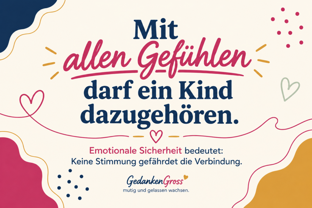 Mit allen Gefühlen